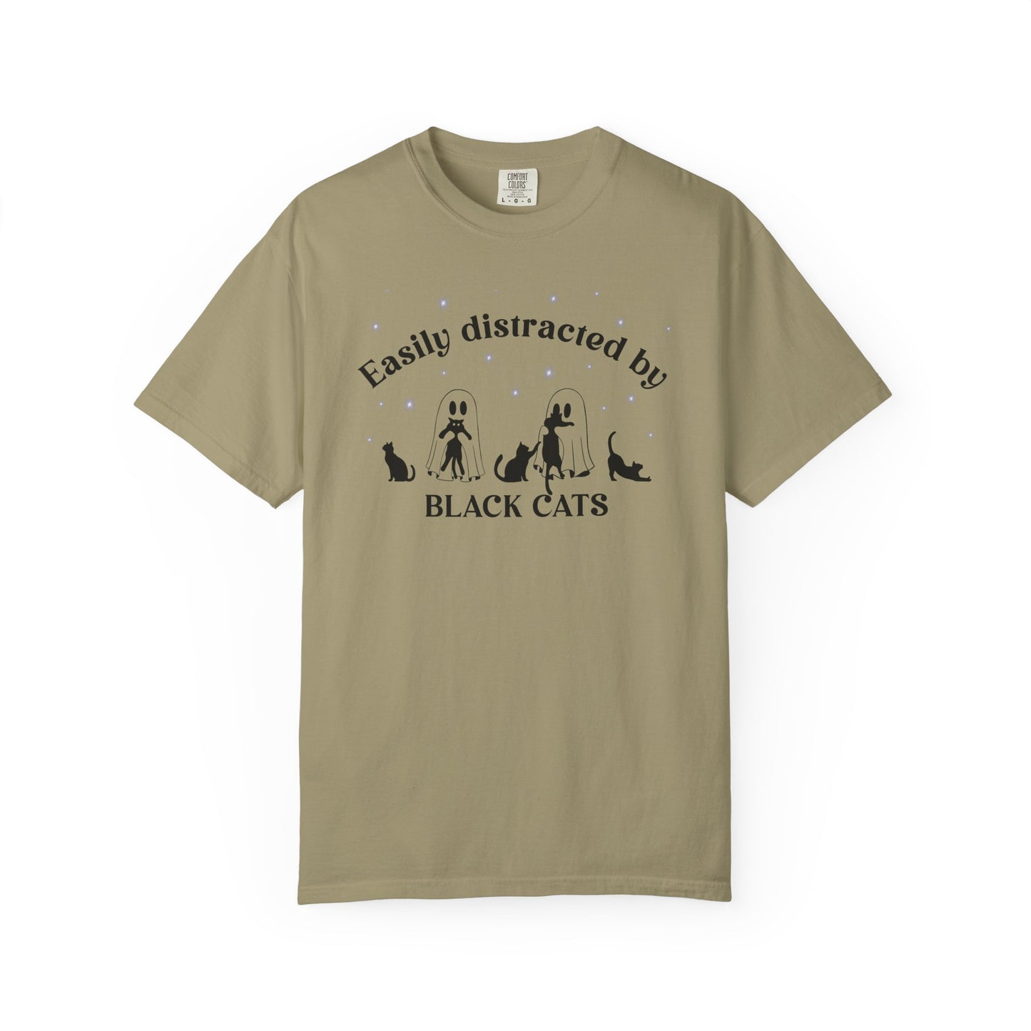 Easily Distracted by Cats - Comfort Color Tee