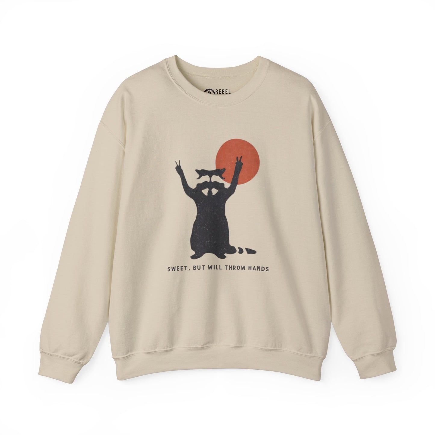 Sweet But Will Throw Hands - Crewneck Sweatshirt