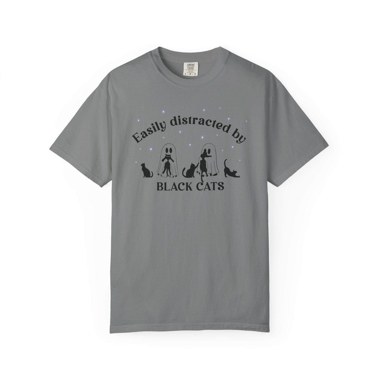 Easily Distracted by Cats - Comfort Color Tee