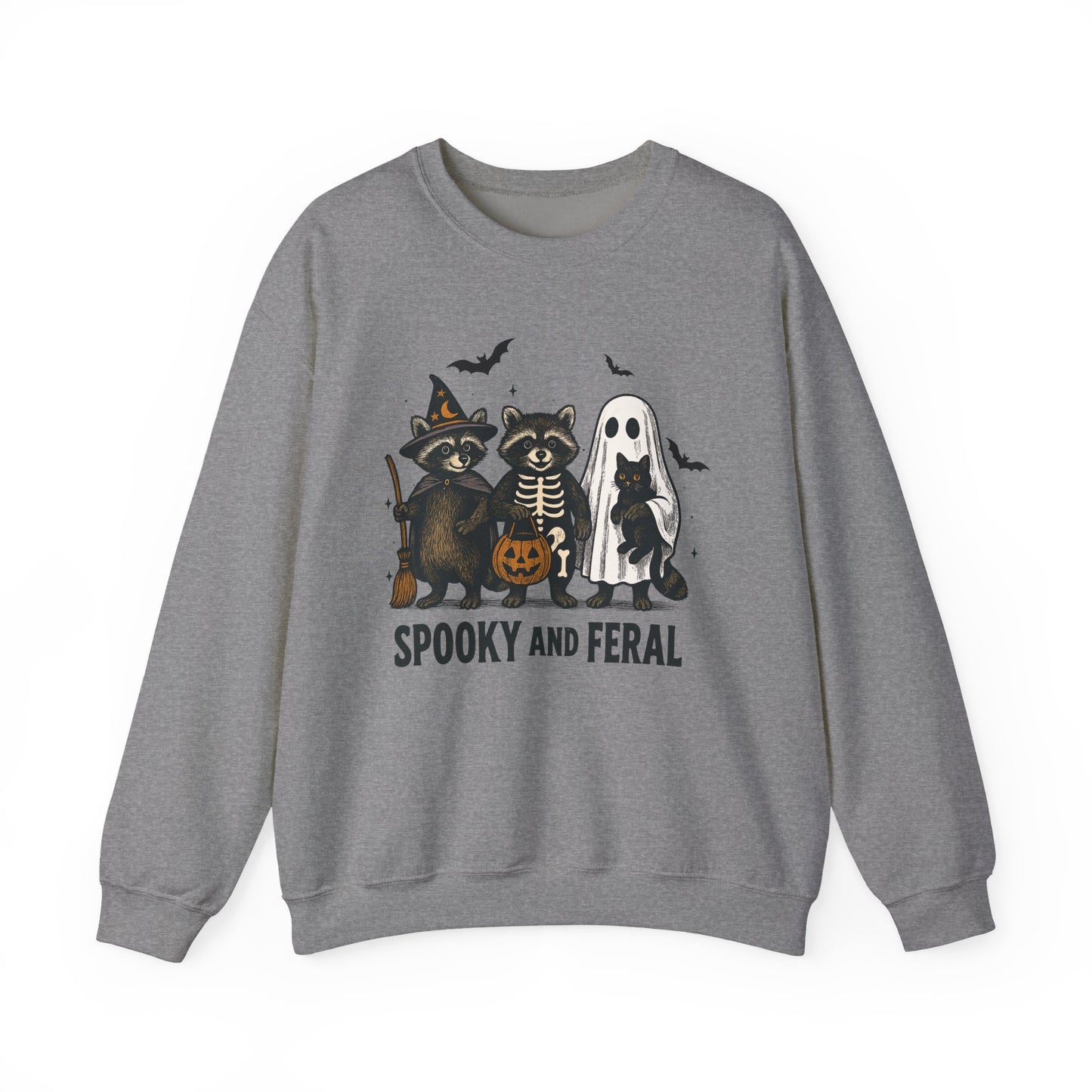Spooky and Feral - Unisex Crewneck Sweatshirt