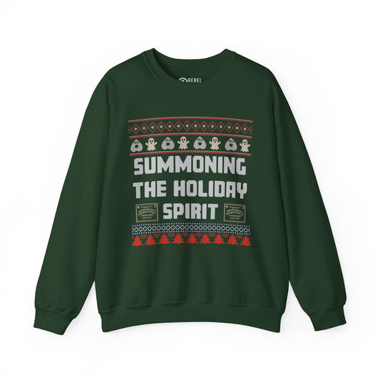Summoning The Holiday Spirit - Ugly Sweatshirt