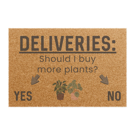 Should I Buy More Plants? - Interactive Delivery Doormat