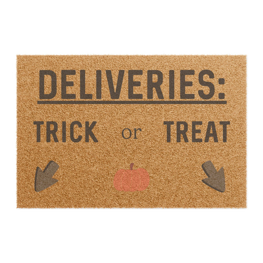 Trick or Treat? - Interactive Delivery Doormat