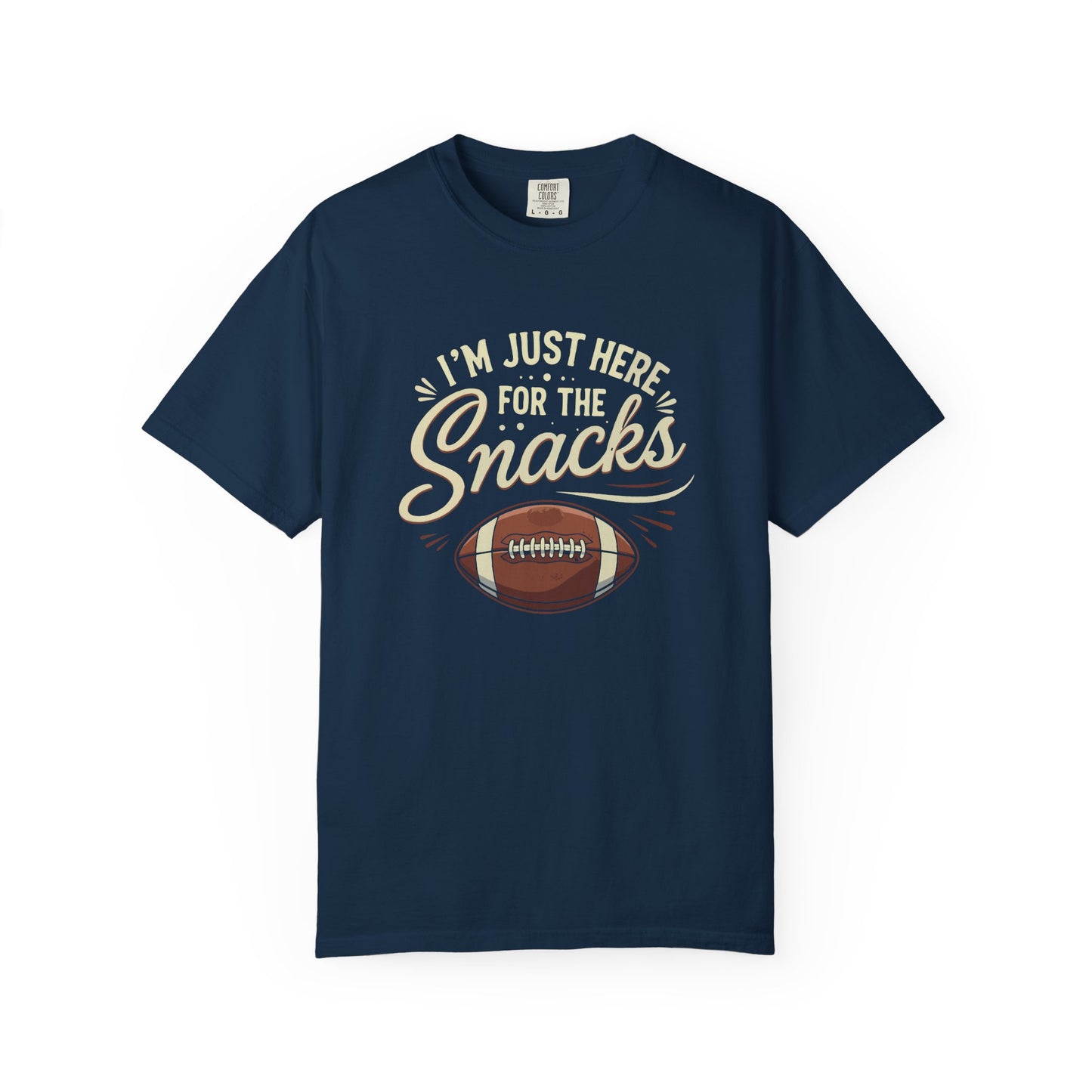 I'm Just Here for the Snacks - Comfort Color Tee