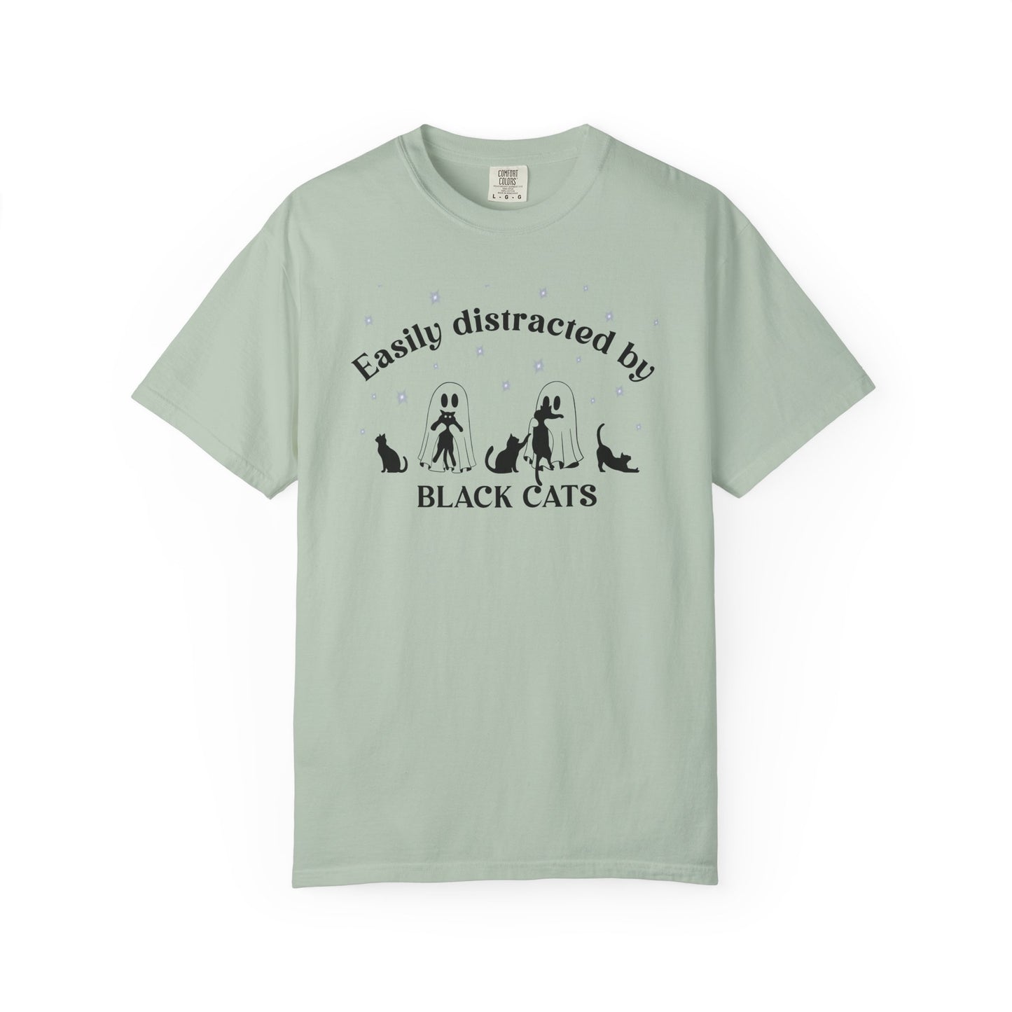 Easily Distracted by Cats - Comfort Color Tee