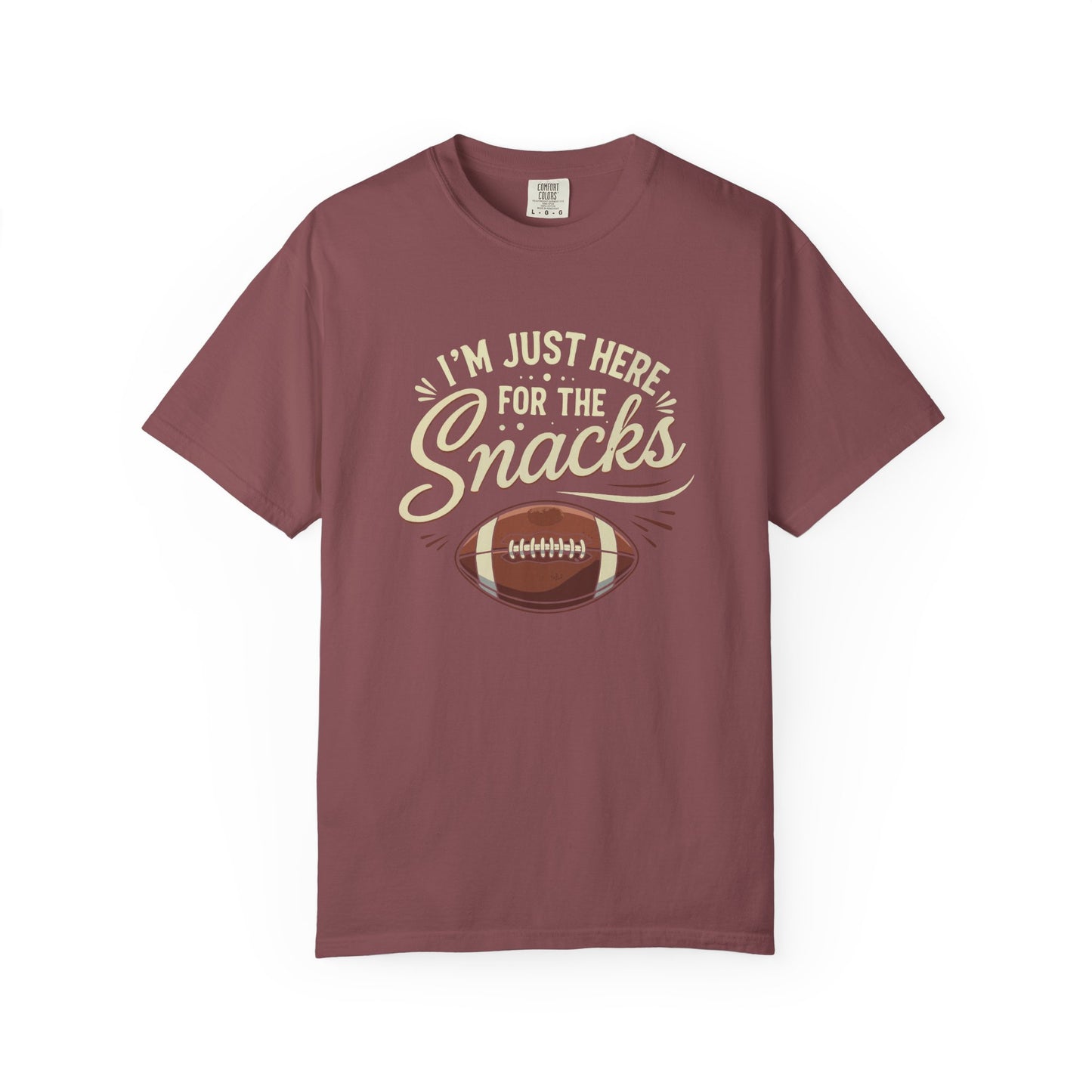 I'm Just Here for the Snacks - Comfort Color Tee