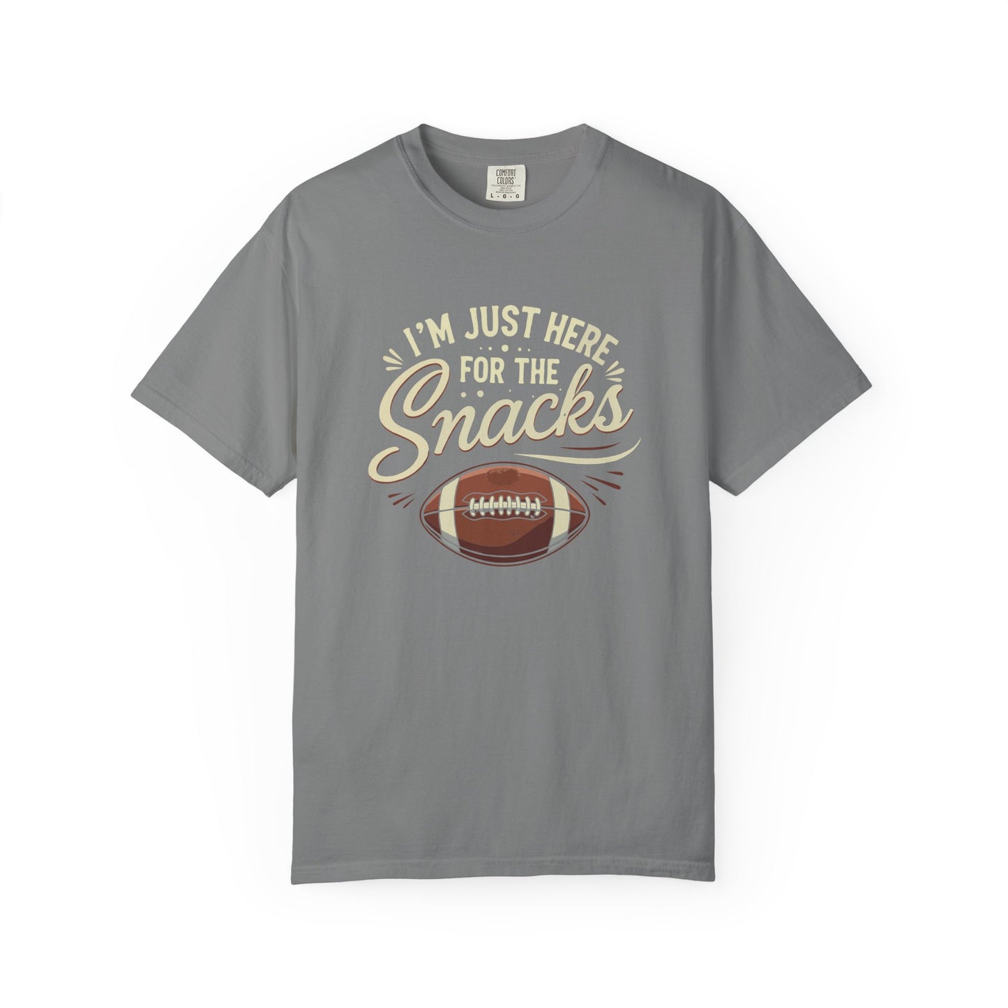 I'm Just Here for the Snacks - Comfort Color Tee