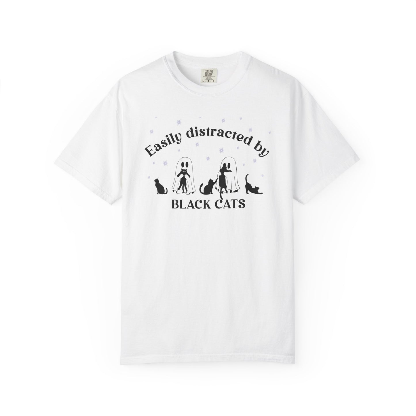 Easily Distracted by Cats - Comfort Color Tee