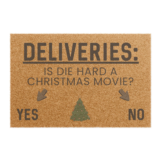Is Die Hard A Christmas Movie? - Interactive Delivery Doormat