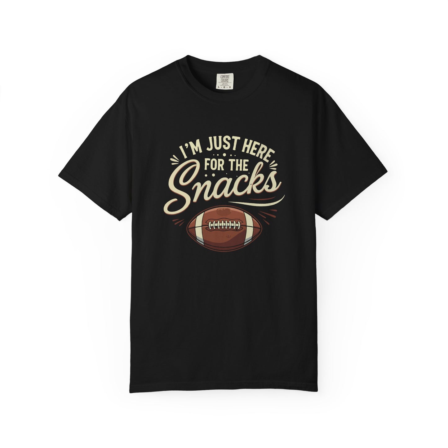 I'm Just Here for the Snacks - Comfort Color Tee