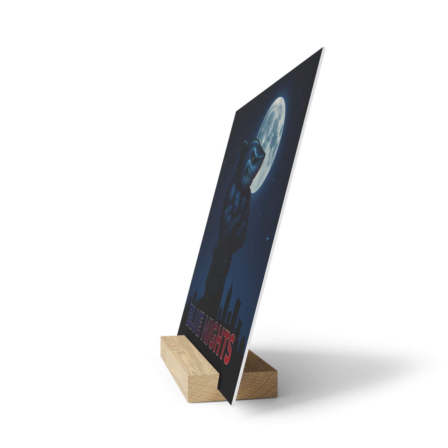 Blue Nights - Display Board with Stand