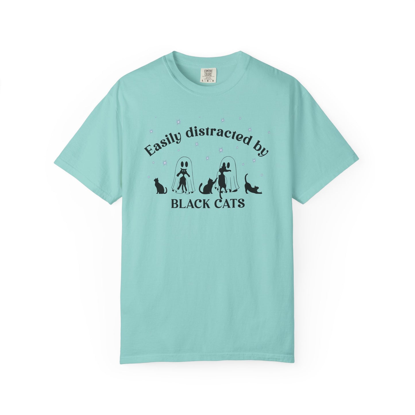 Easily Distracted by Cats - Comfort Color Tee