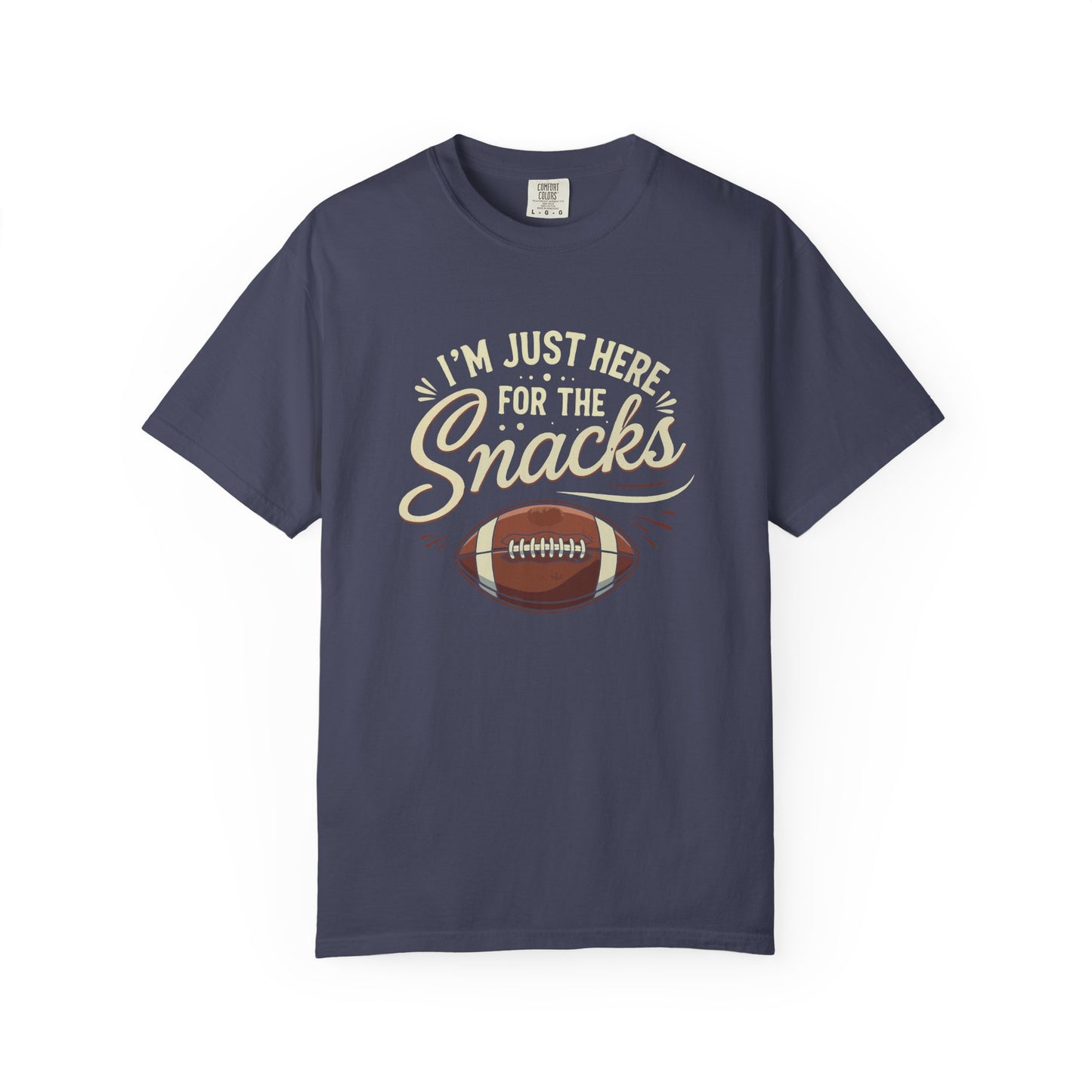I'm Just Here for the Snacks - Comfort Color Tee