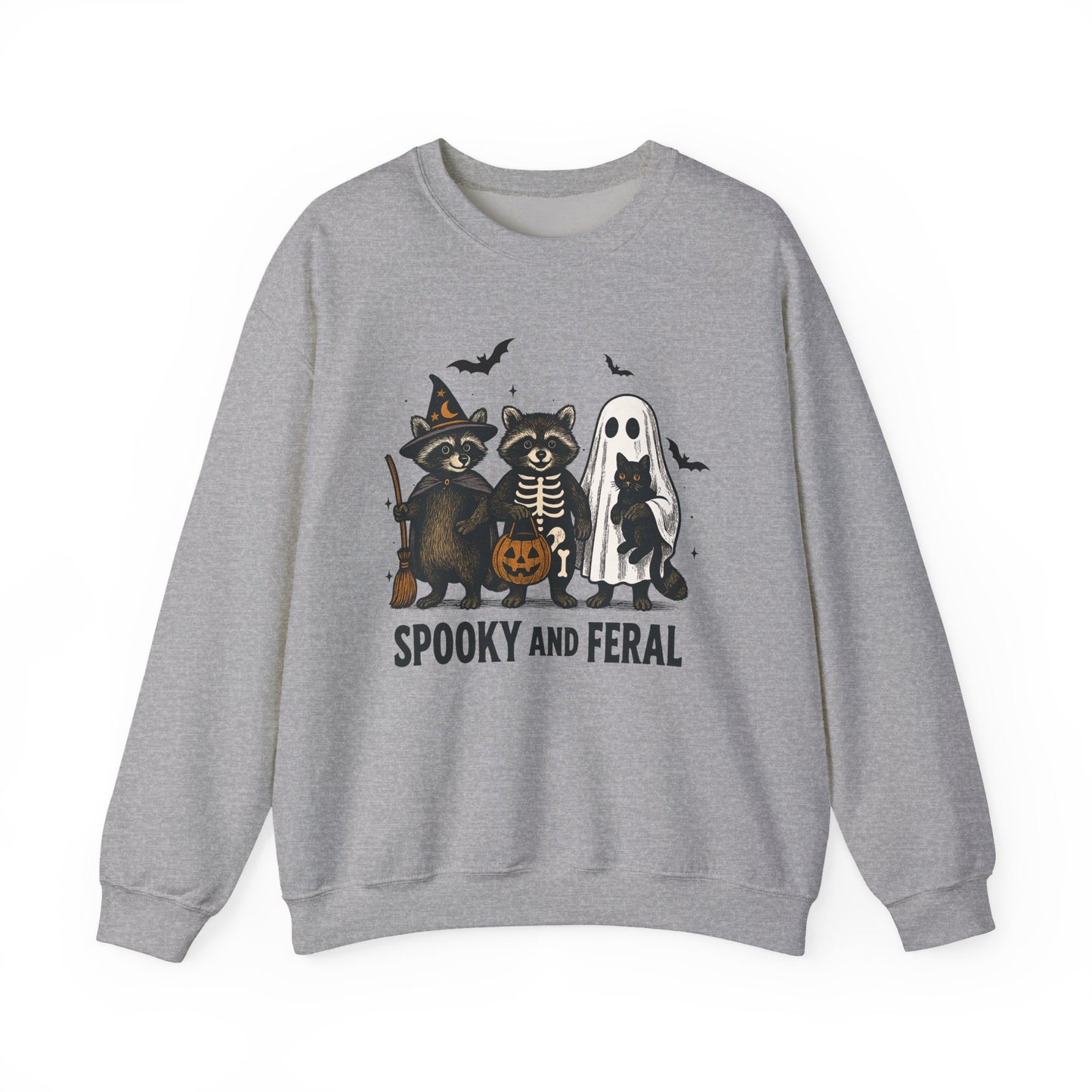 Spooky and Feral - Unisex Crewneck Sweatshirt