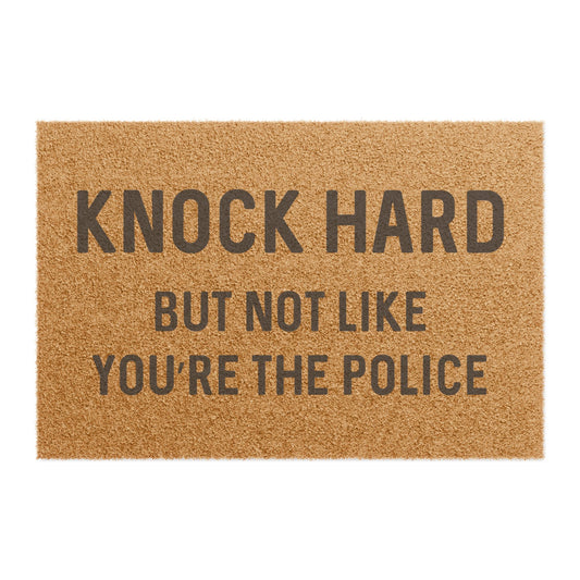 Knock Hard - Doormat