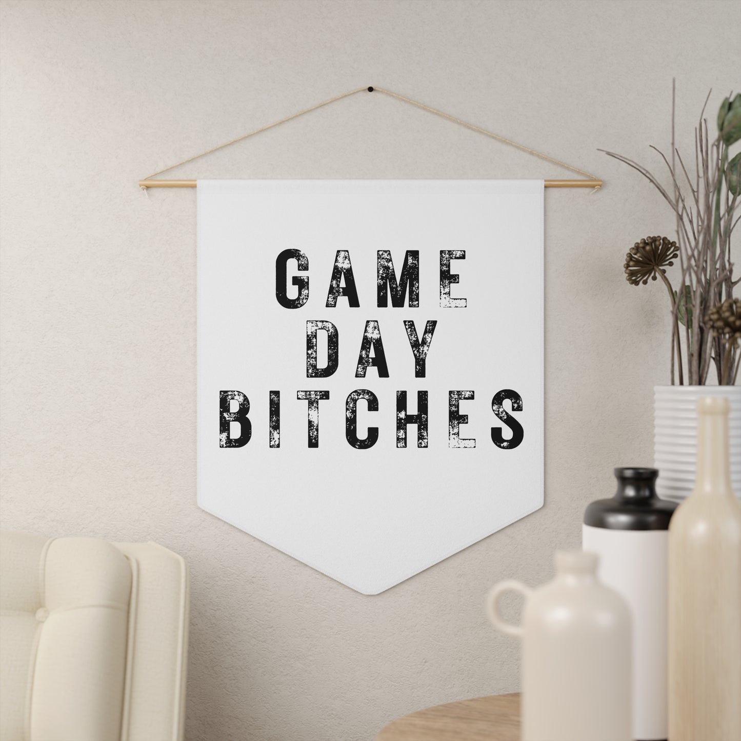 Game Day Bitches - Wall Pennant