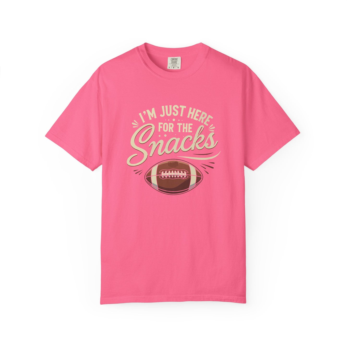 I'm Just Here for the Snacks - Comfort Color Tee