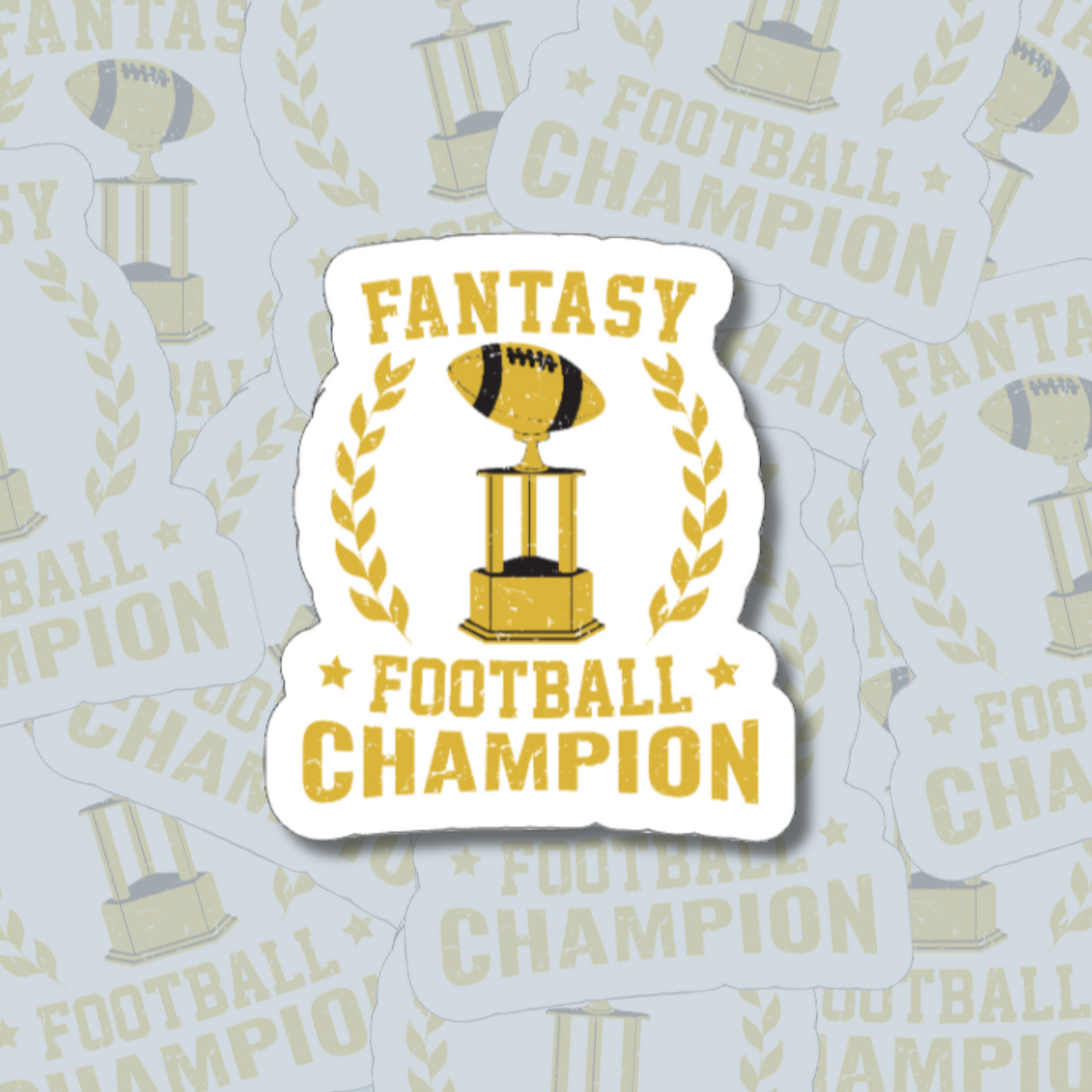 Fantasy Football Champion - Vinyl Sticker