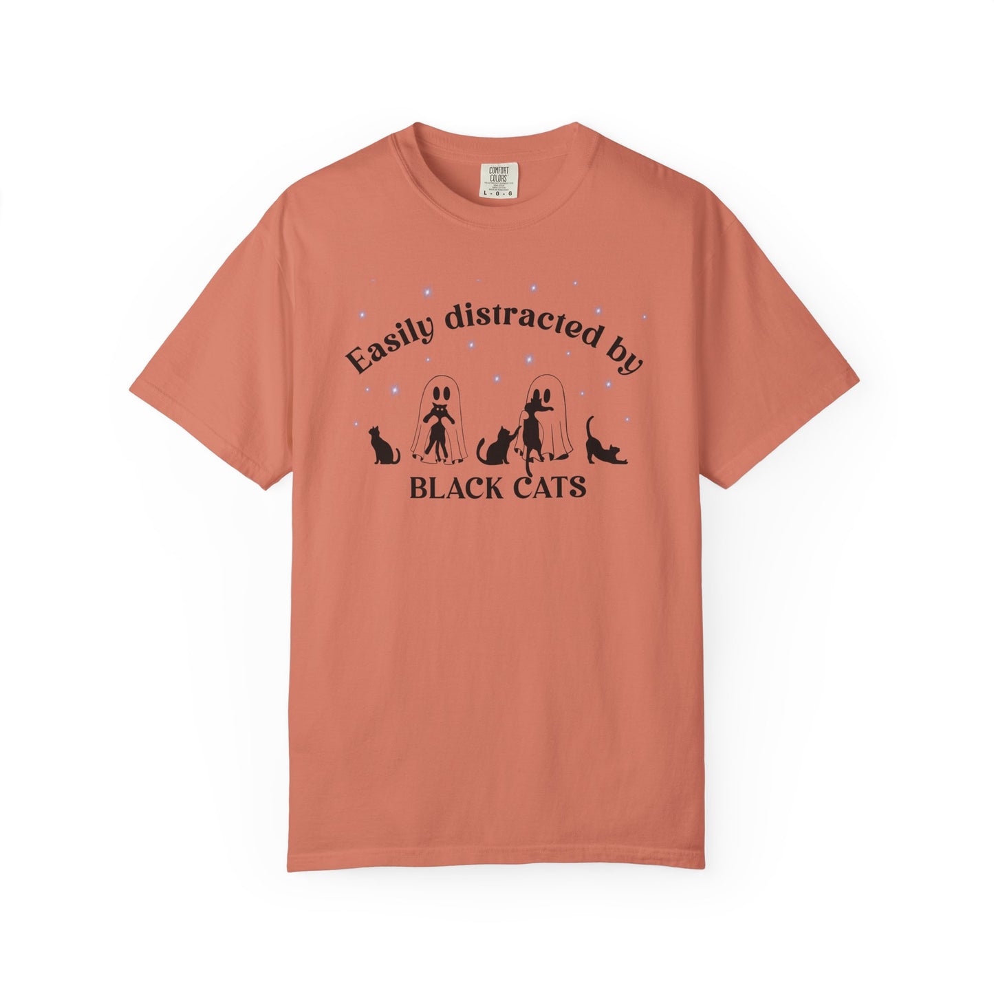 Easily Distracted by Cats - Comfort Color Tee
