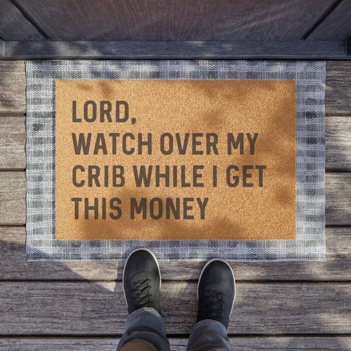 Lord Watch Over My Crib - Doormat