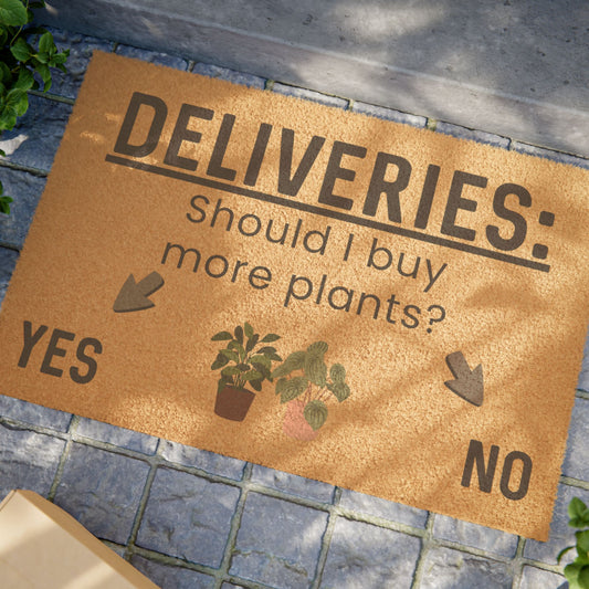 Should I Buy More Plants? - Interactive Delivery Doormat