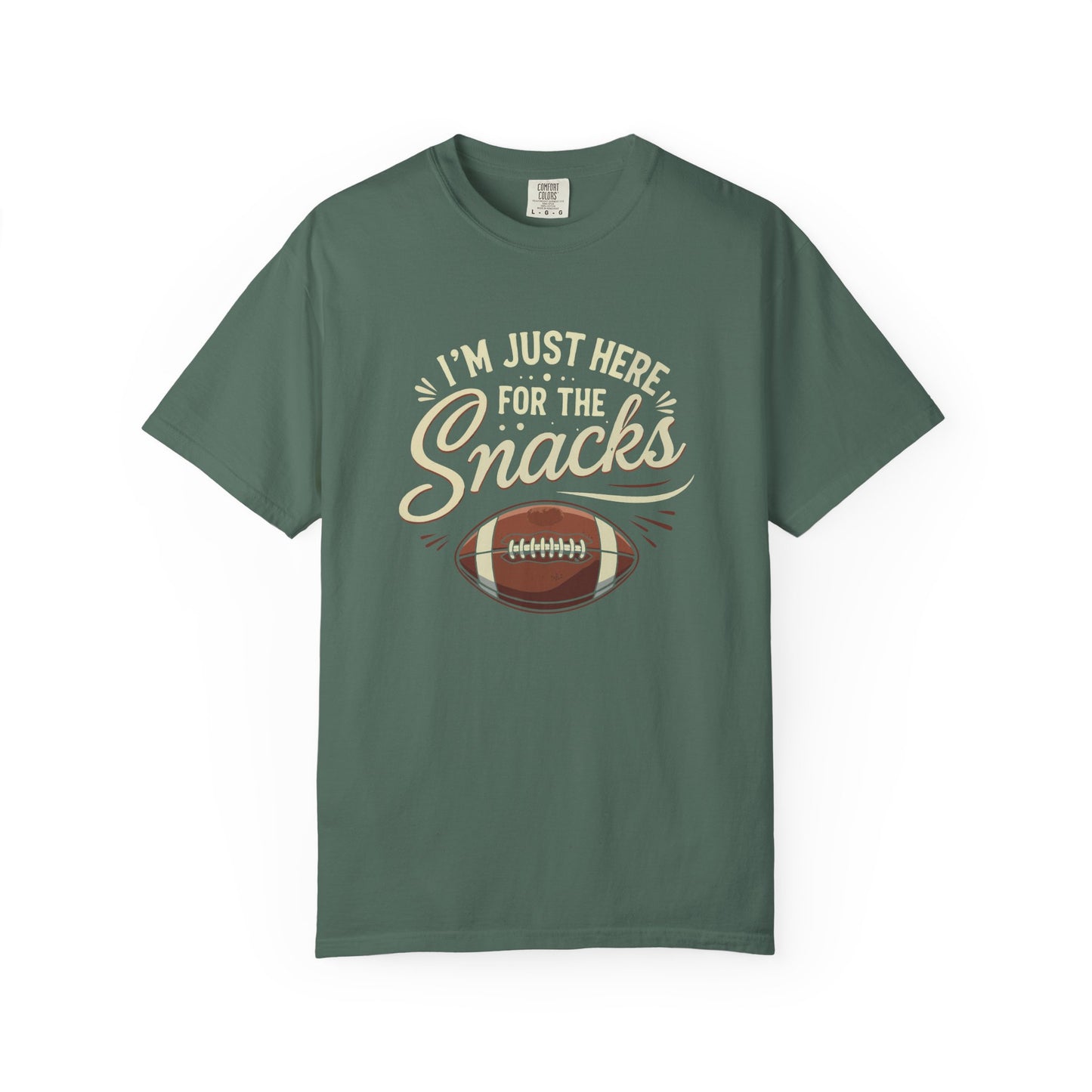 I'm Just Here for the Snacks - Comfort Color Tee