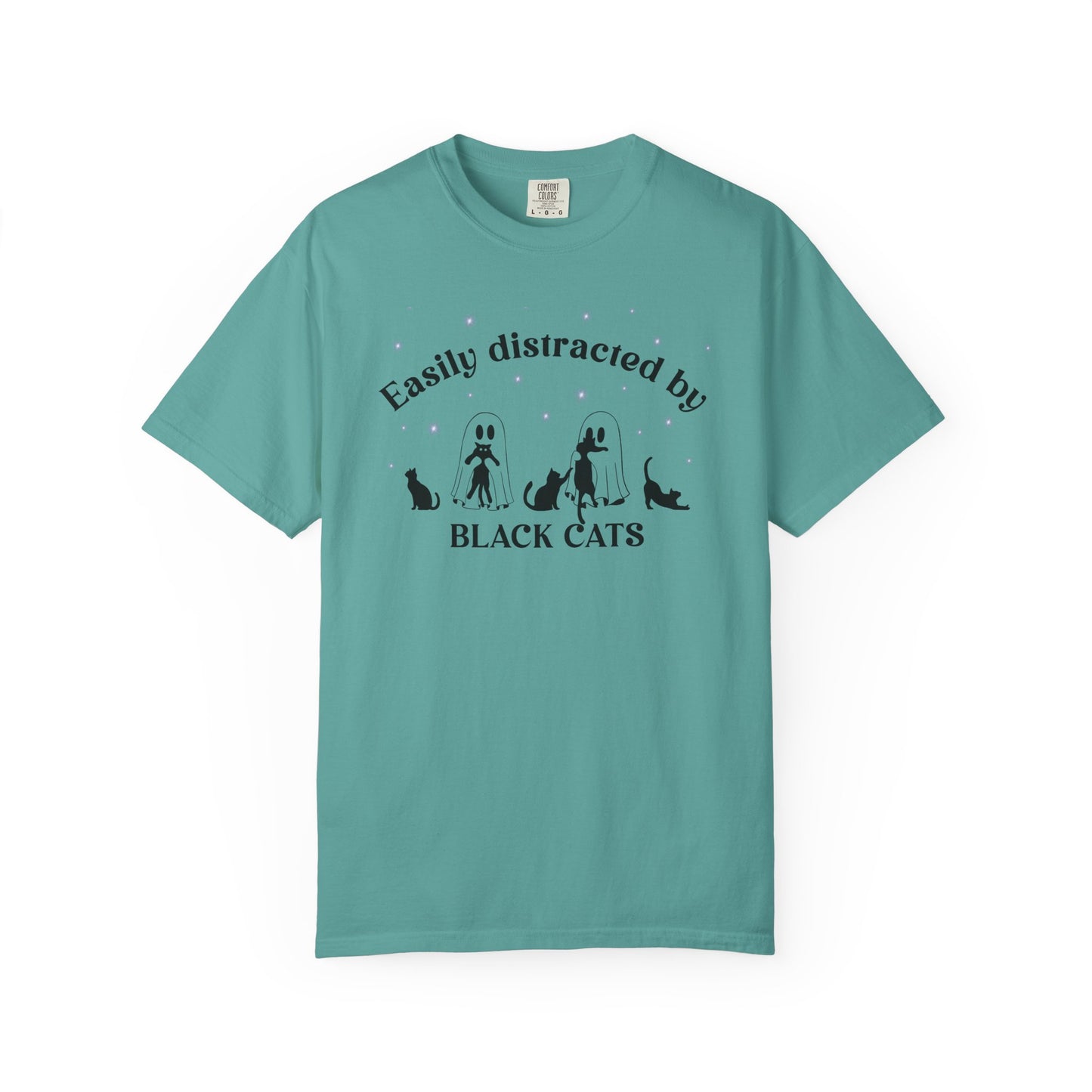 Easily Distracted by Cats - Comfort Color Tee
