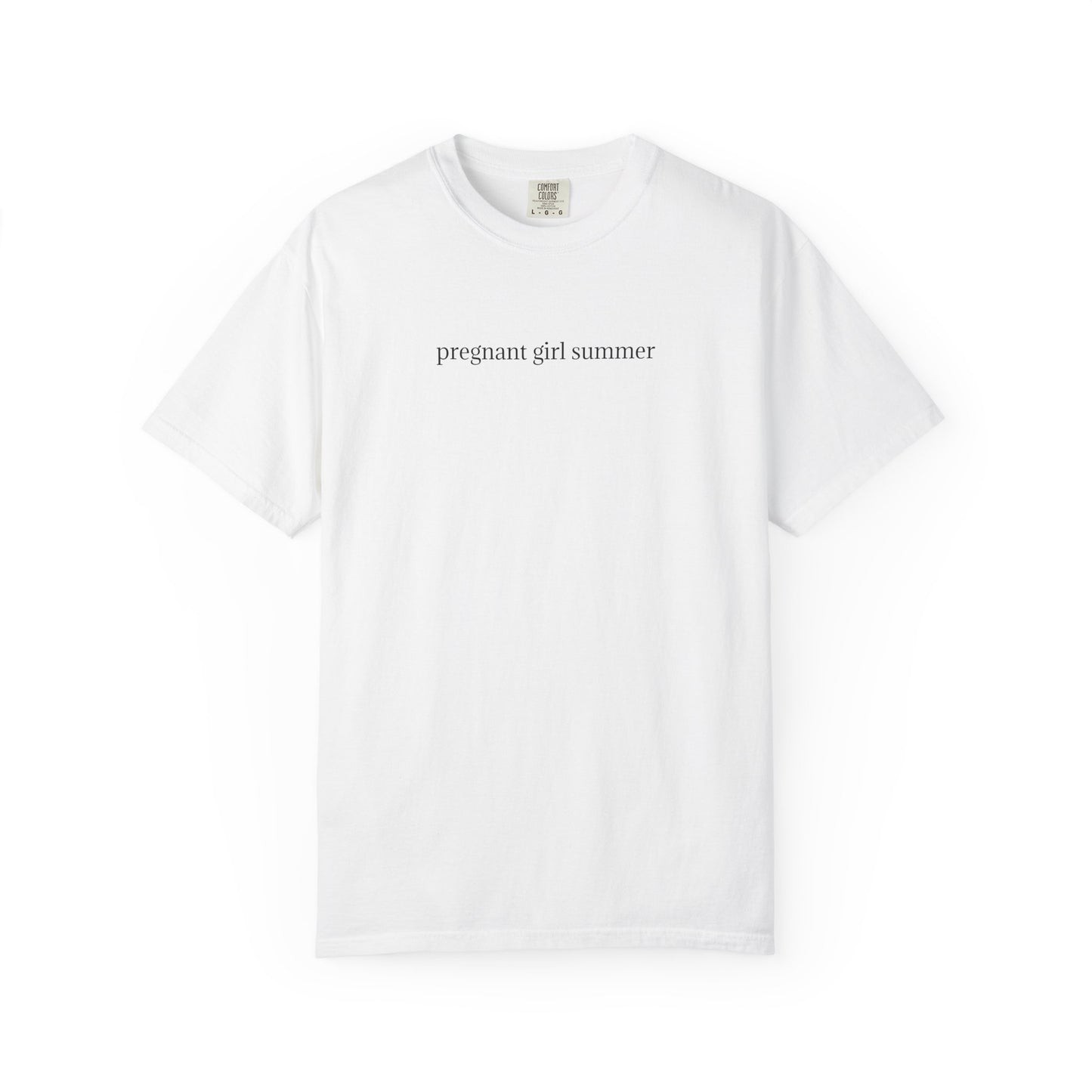 Pregnant Girl Summer - Comfort Color Tee