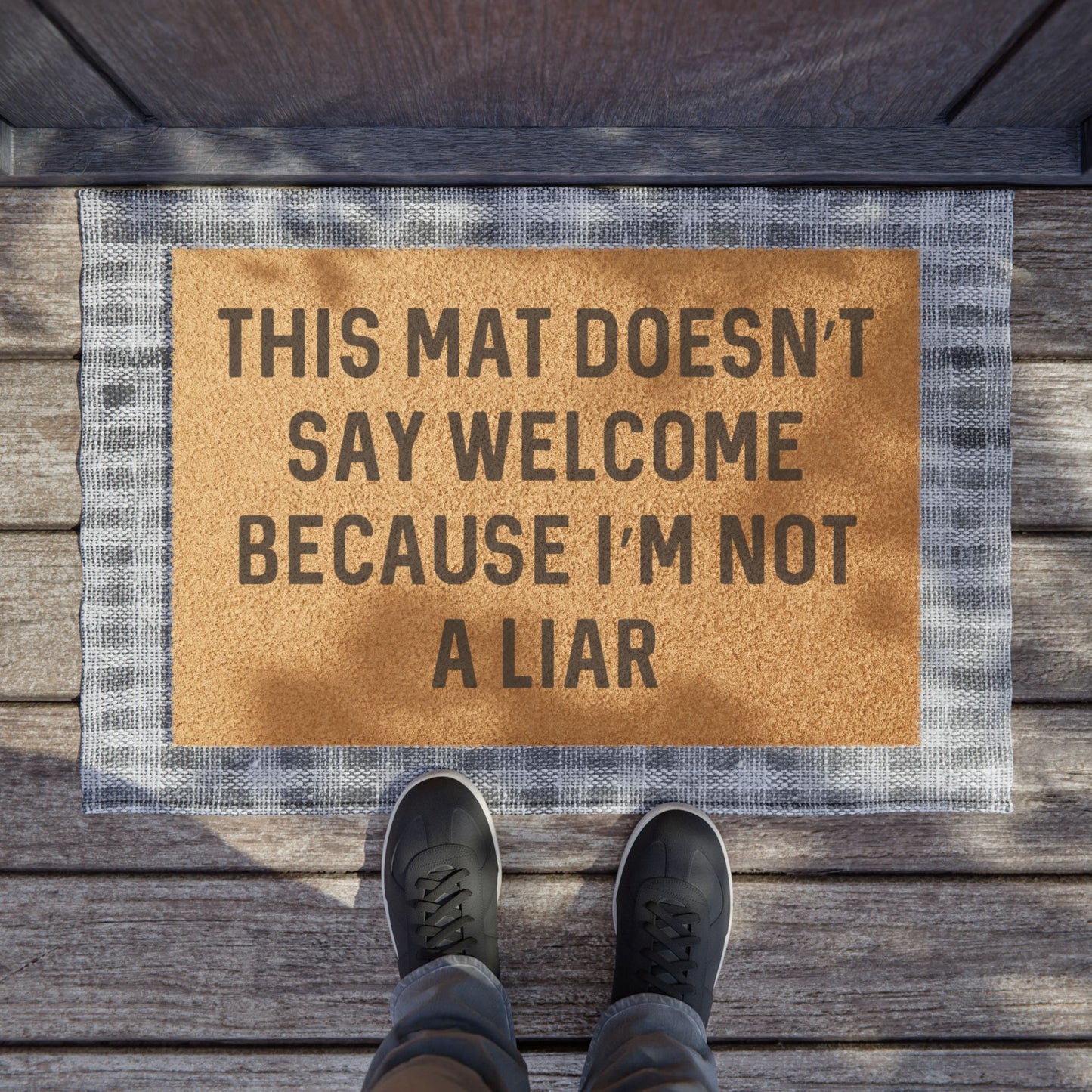 This Mat Doesn't Say Welcome - Doormat