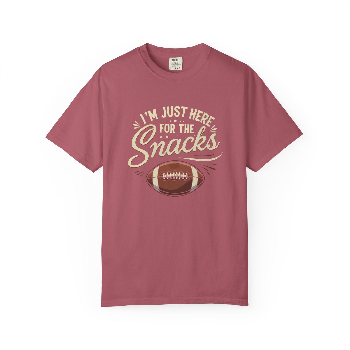I'm Just Here for the Snacks - Comfort Color Tee