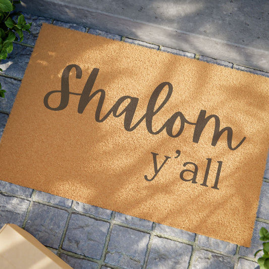 Shalom Y'all- Doormat