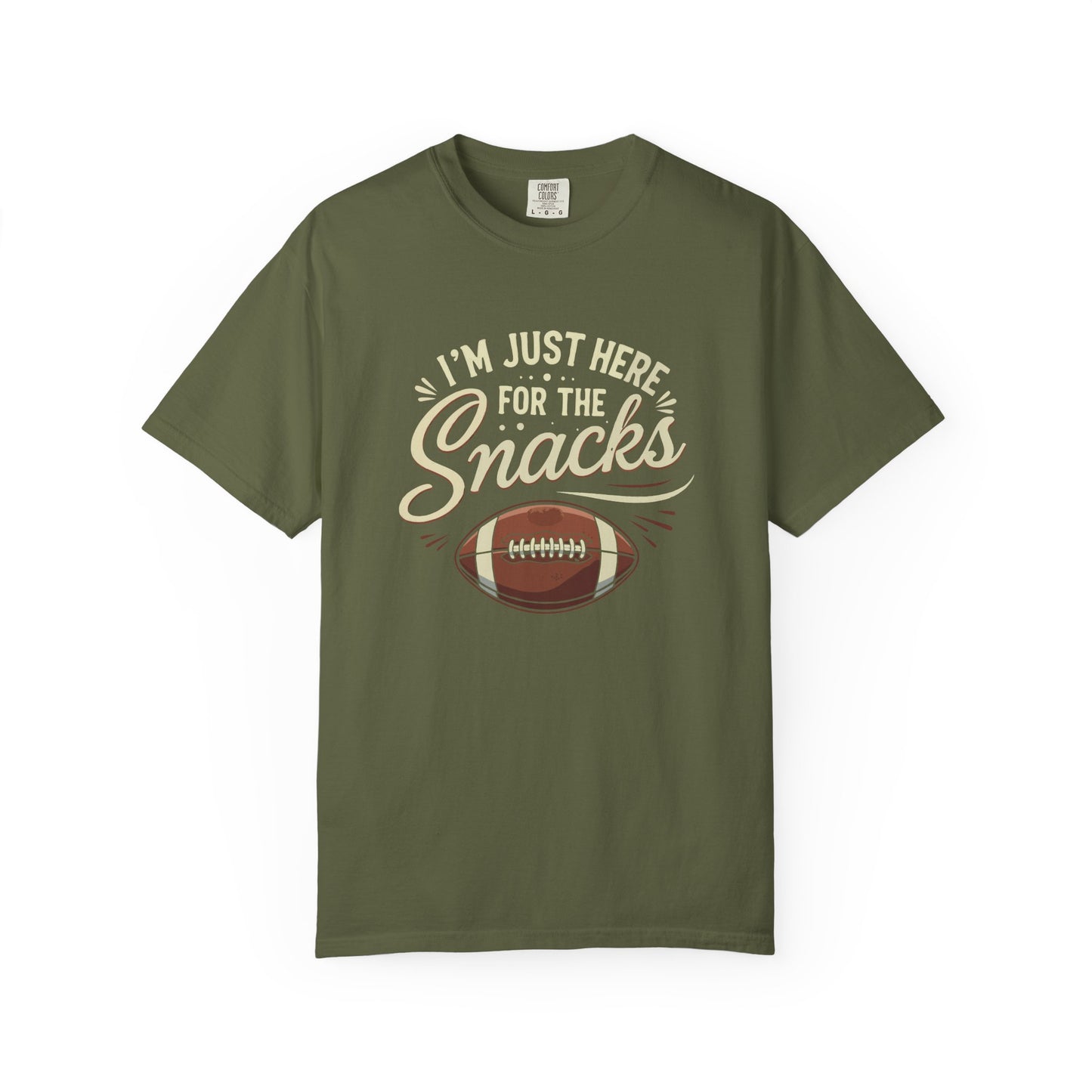I'm Just Here for the Snacks - Comfort Color Tee