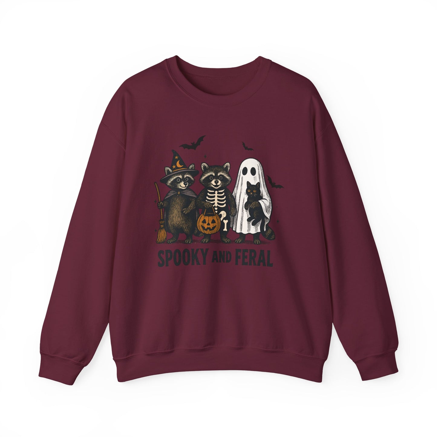 Spooky and Feral - Unisex Crewneck Sweatshirt