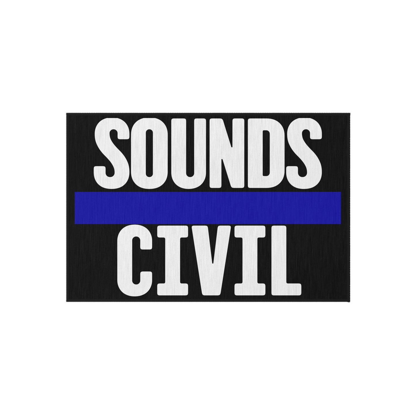 Sounds Civil Cop Office Rug