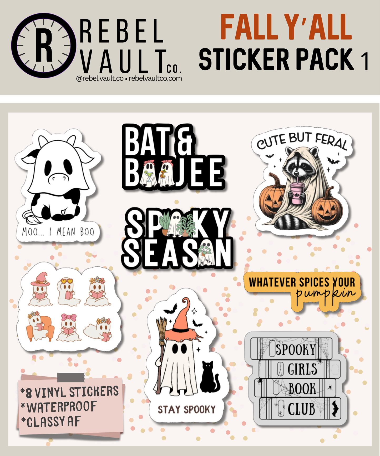 Fall Y'all Sticker Pack 1