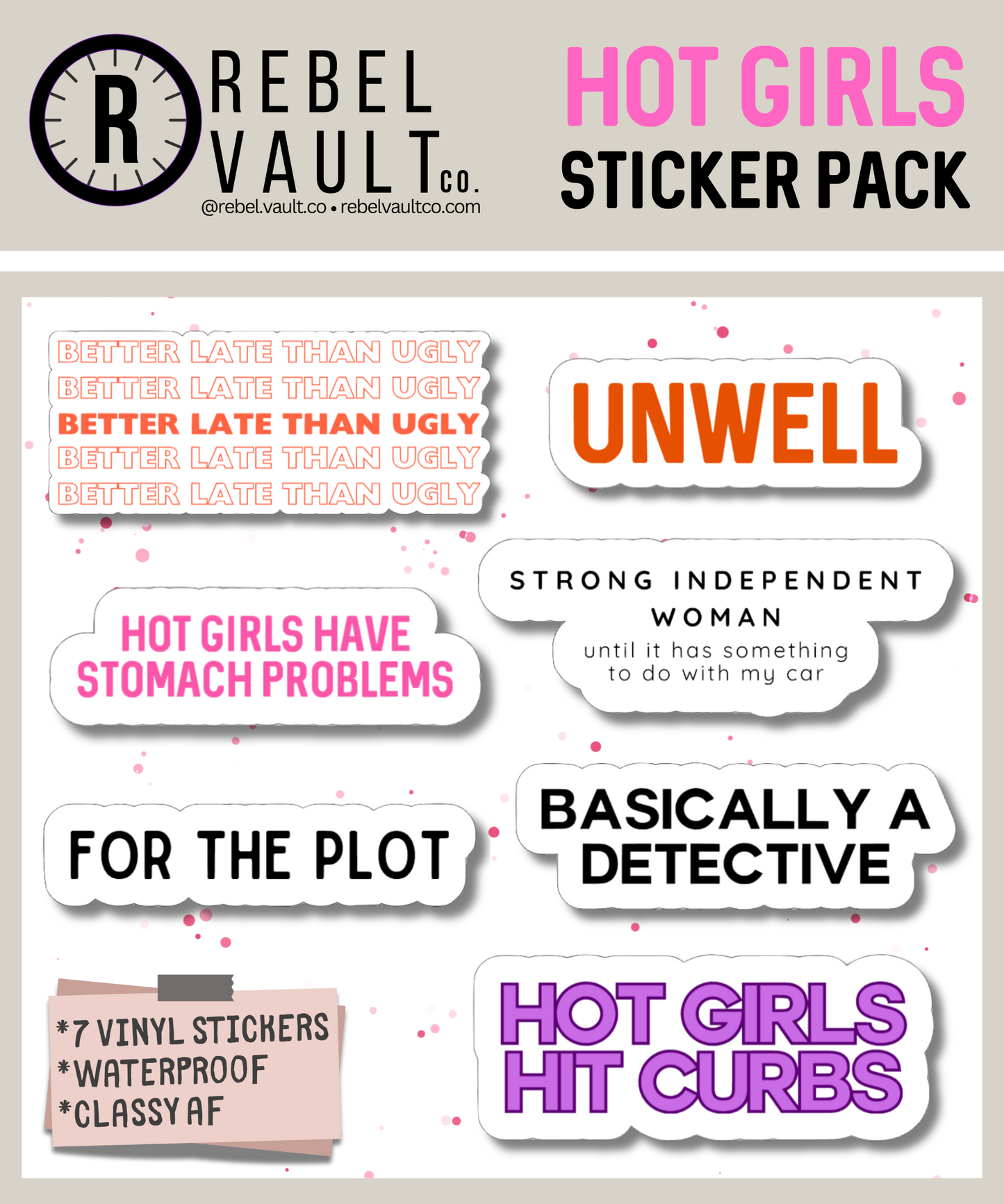 Hot Girls Sticker Pack