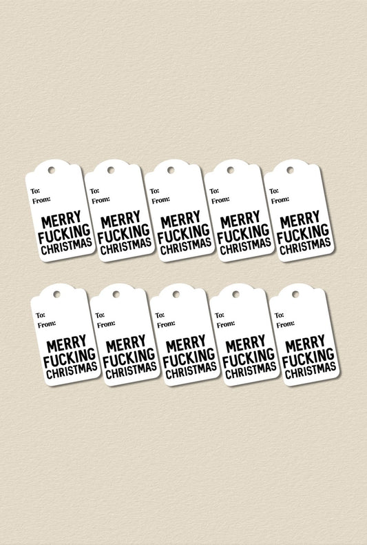 Merry Fucking Christmas - Gift Tags Pack