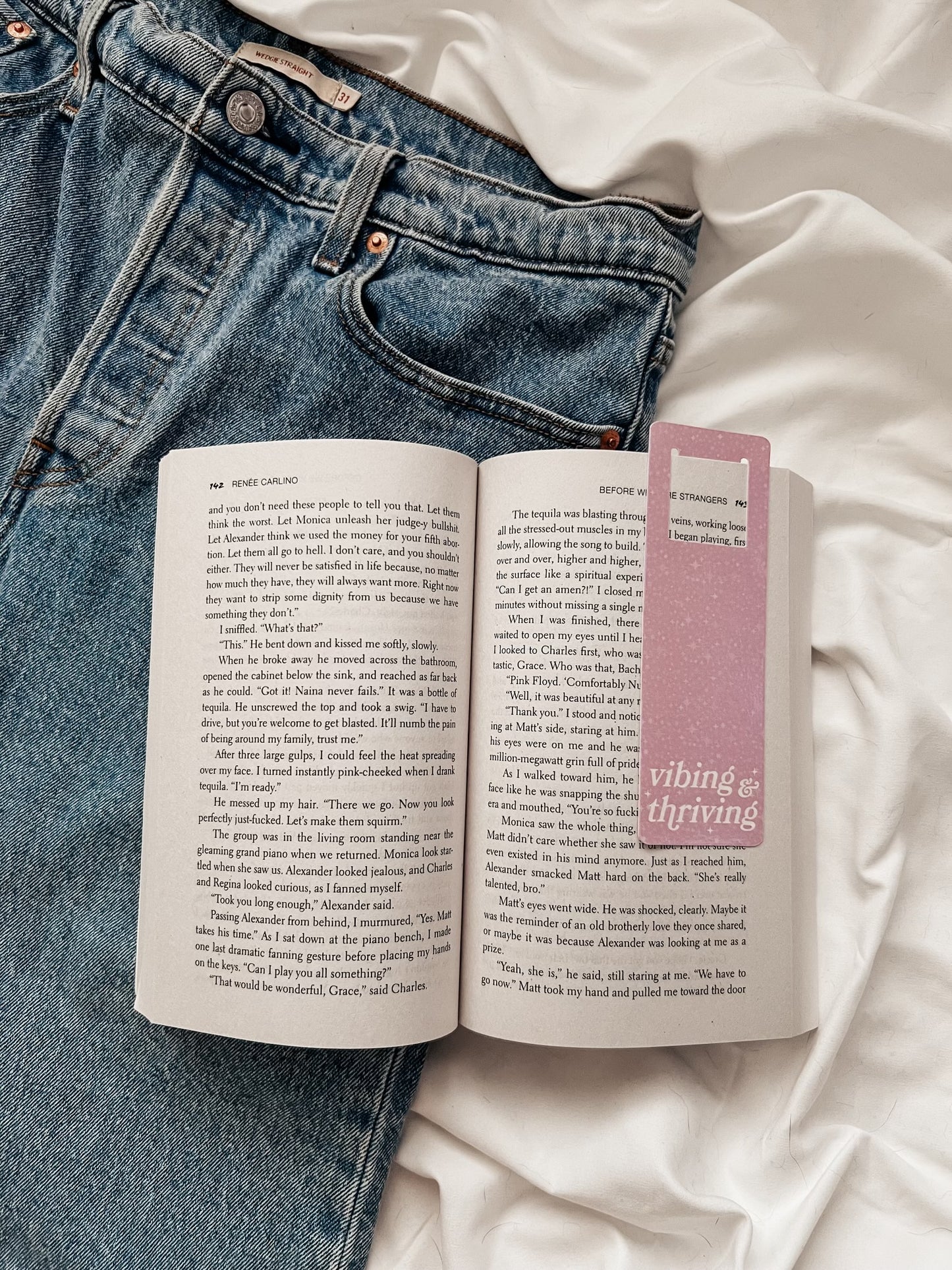 Vibing and Thriving Bookmark