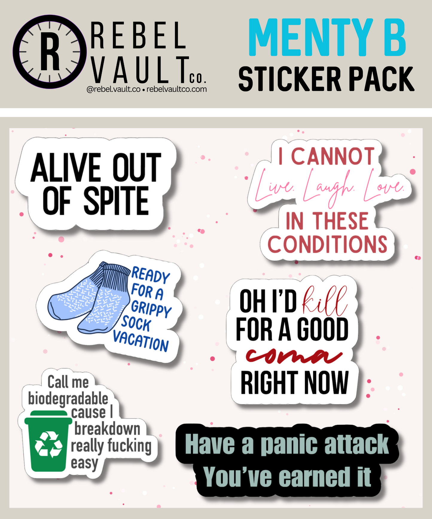 Menty B - Sticker Pack