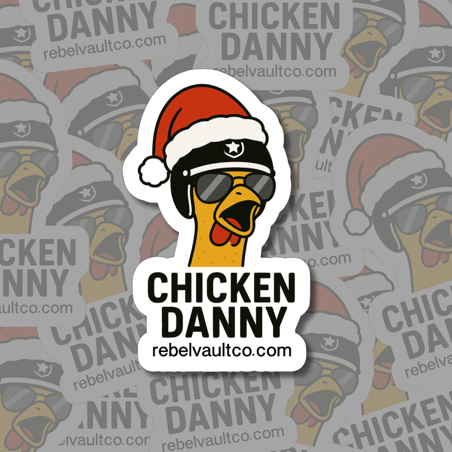 Sparkly Santa Chicken Danny