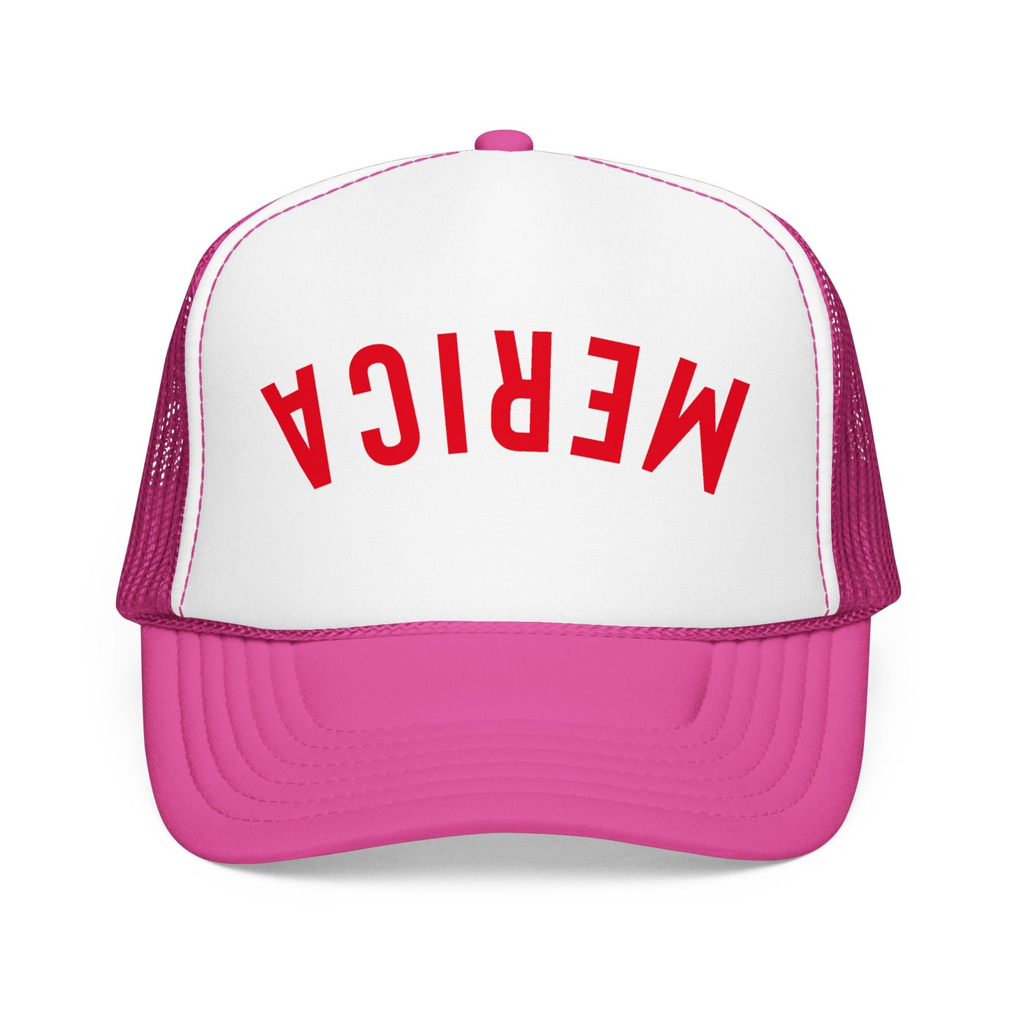 MERICA 4th of July Foam Trucker Hat