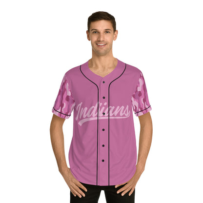Clark - Pink Camo Baseball Jersey