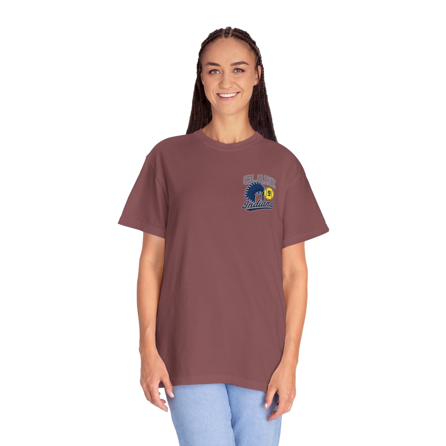 Clark Softball 2 - Comfort Color Tee