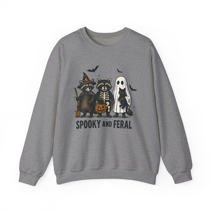 Spooky and Feral - Unisex Crewneck Sweatshirt