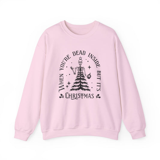 Dead Inside But It's Christmas - Crewneck Sweatshirt