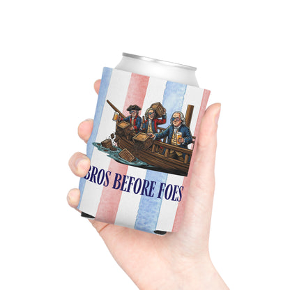 Bros Before Foes Drink Koozie | 4th of July