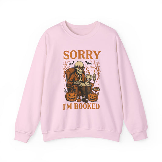 Sorry I'm Booked - Unisex Crewneck Sweatshirt