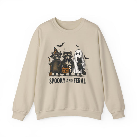 Spooky and Feral - Unisex Crewneck Sweatshirt