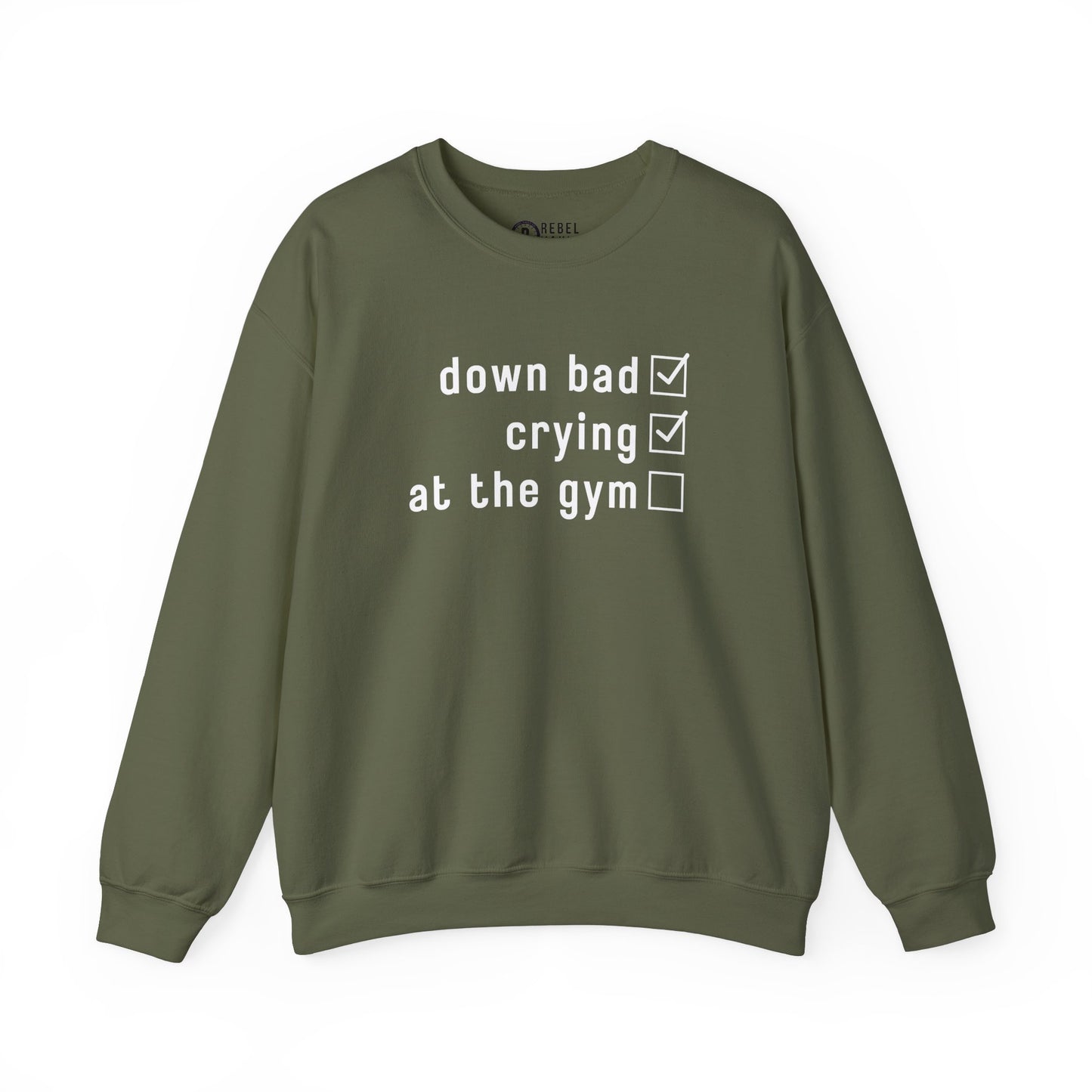 Swiftie Down Bad Crying at the Gym - Crewneck Sweatshirt