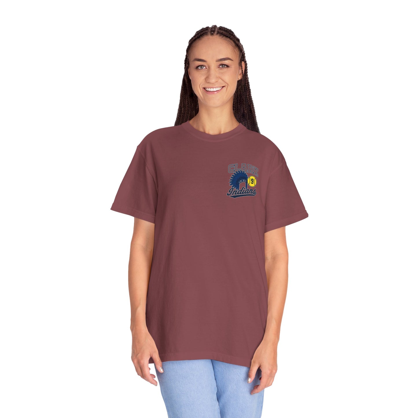 Clark Softball 2 - Comfort Color Tee